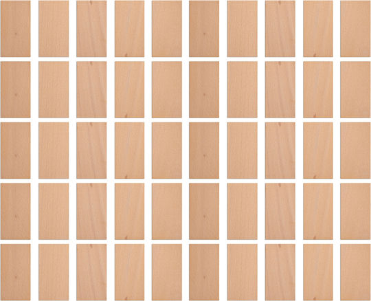 Fitiluri Din Lemn Pentru Lumânări 75x40x1 Mm 50 Bucăți