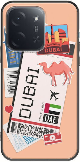 Калъф Ticket To Dubai Xiaomi Poco C85 4g Черен TPU Черен Силикон
