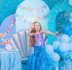 Ocean Happy Birthday Birthday Banner Garland 240cm Ocean Happy Birthday Birthday Banner Garland 240cm