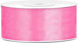 PartyDeco Saten Bänder Rosa 25m