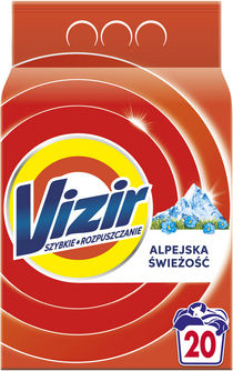 Vizir Прах за Пране на Бели Дрехи 1.1кг 20 Дози