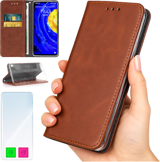 Case Oppo A5 5g Cover Bluemoon Magnetic Flap + 9h Glass