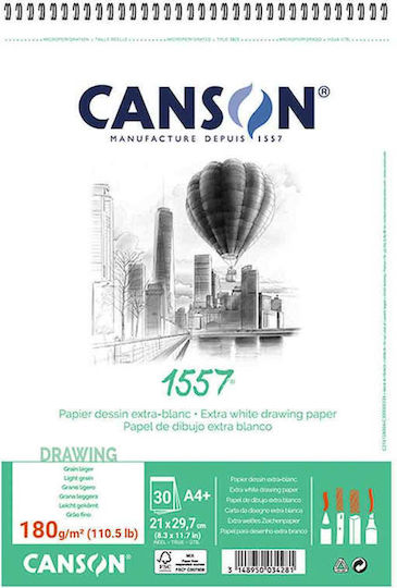 Μπλοκ Σχεδίου Canson 1557 Dessin 180gr A4 21 X 29.7cm
