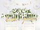 PartyDeco Парти покривка за Party 170x140см Бяла