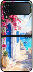 Sonique White Silicone Book Case (Galaxy Z Flip)