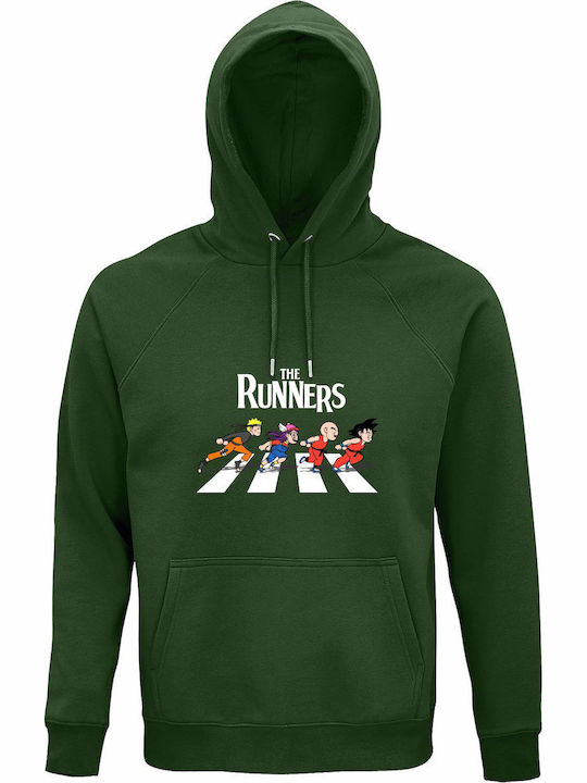 Hoodie Organic Unisex " Runners Naruto Dragonba...