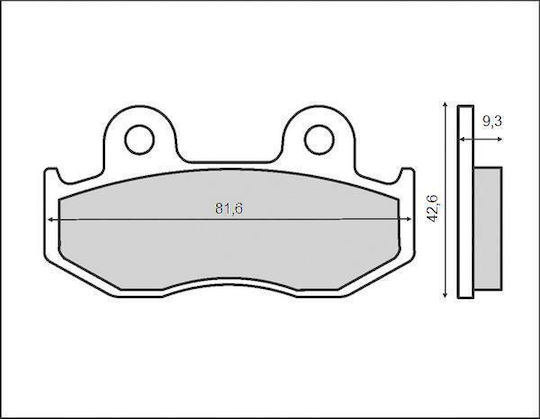 Brenta Brake Pads Kh323 Kh092 Organic