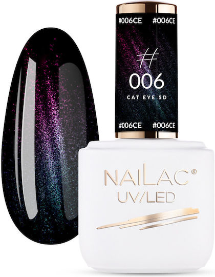 NaiLac Gel Nagellack #006 Katzenauge 7ml