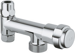 Grohe Valve Tap Was Valve Eckfix 3/8" X 3/8" X 3/4" Anti-backflow Protection Chrome
