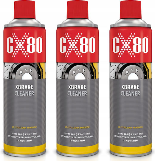 Cx80 Xbrake Cleaner Brake Cleaner Spray Degreaser 600ml X 3