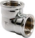 Brass Elbow 3-4" Chromed