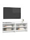 TV-Ständer Weiß M135xP33xH47cm