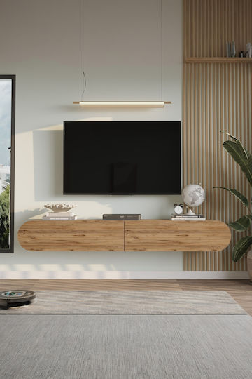 Έπιπλο Τηλεόρασης Ατλαντικού Πεύκου Μ180xΠ31xΥ30cm