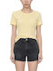 Damen T-Shirt Gelbe