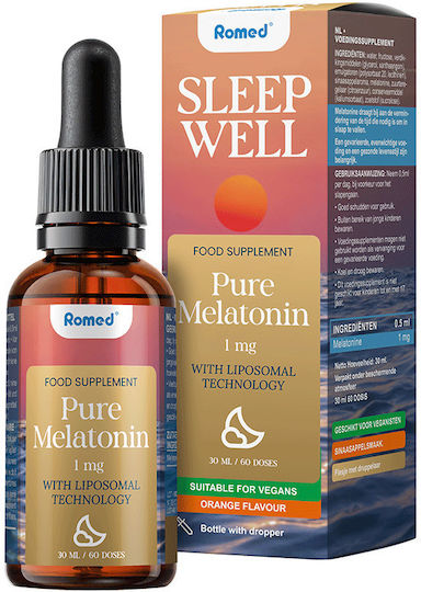 Romed Sleep Well 1mg Supliment pentru Somn 30ml Portocală