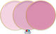 Rustic Peony 24cm Partygeschirr Platte für Party 6Stücke