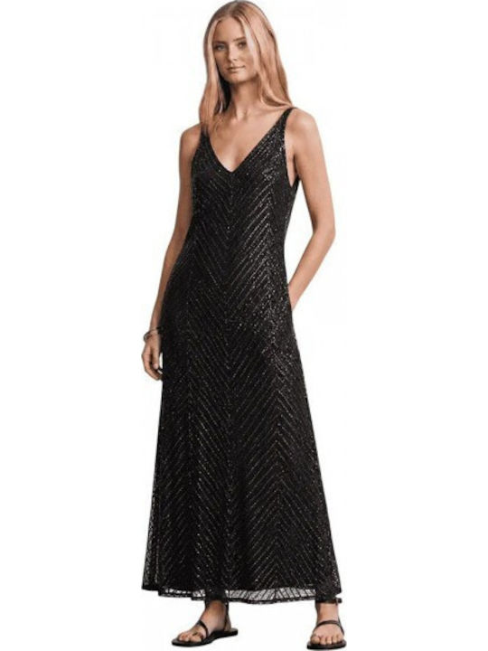 Markup Maxi Φόρεμα Πλεκτό Nero