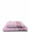 To megalo pazari Set Bath Towels 2 Pieces Purple Weight 400gr/m²