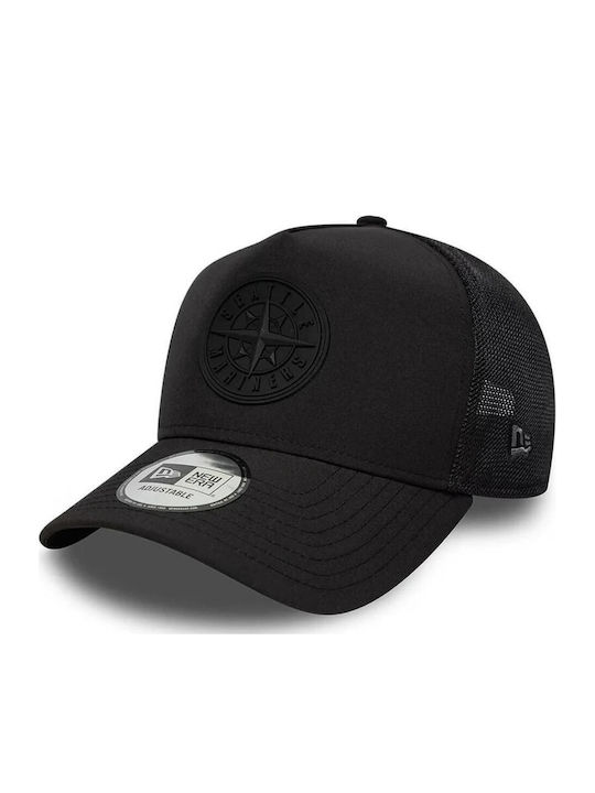 New Era Seattle Mariners Sport E-frame Trucker Cap Капела Черна 60856374