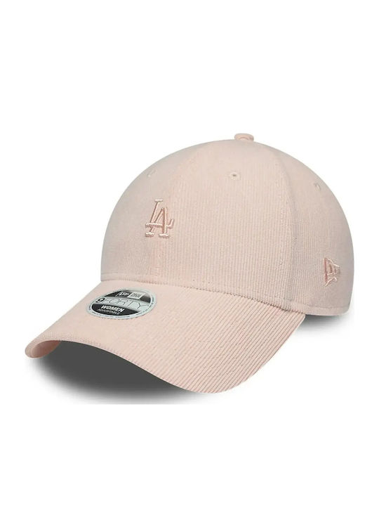 New Era La Dodgers Womens Mlb Cord Pastel Roz 9forty Adjustable Jockey Roz