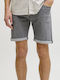 Herren Shorts Denim Grau