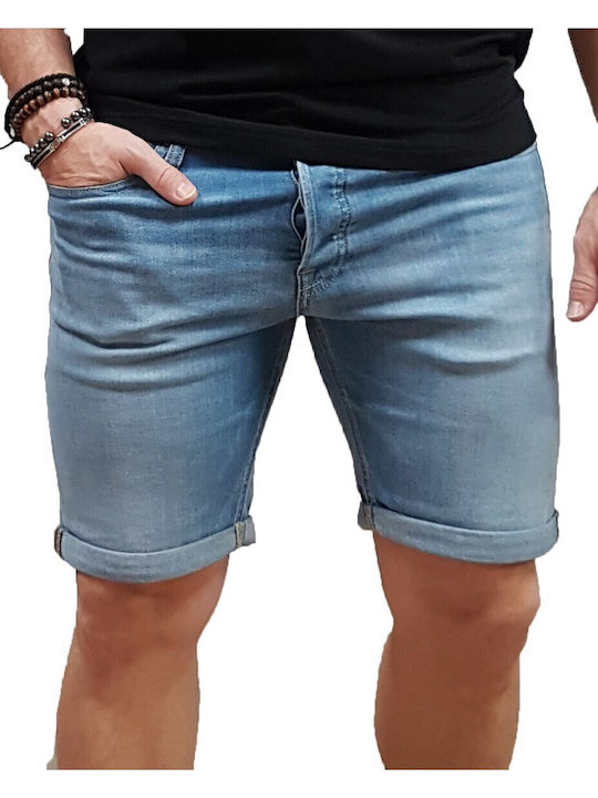 Jack & Jones Rick Men's Denim Bermuda Shorts Blue