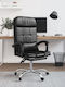 vidaXL Massage Office Chair with Recline Black