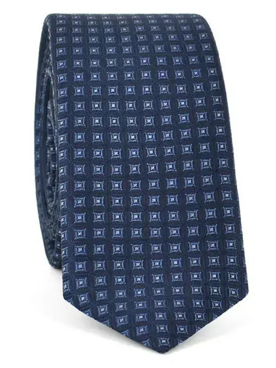 Makis Tselios Fashion Ανδρική Γραβάτα σε Μπλε Χρώμα