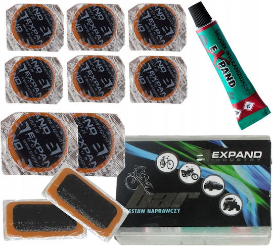 Expand Fahrradwerkzeug Set 12 Reparaturset für Fahrradreifen