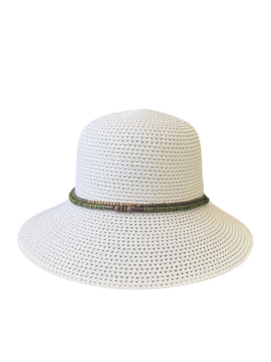 DENIA ACCESSORIES Pălărie Pentru Femei Albă