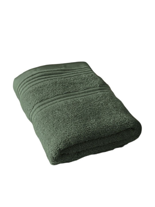 To megalo pazari Body Towel 70x140cm Khaki Weight 500gsm