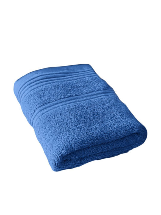 To megalo pazari Body Towel 70x140cm Light Blue Weight 500gr/m²