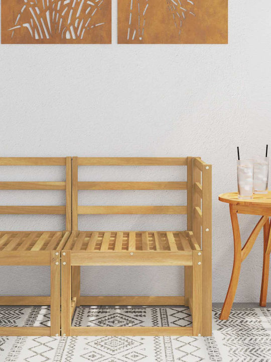 Outdoor Corner Wooden Sofa 63x63x73cm