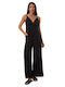 Women's Sleeveless One-piece Jumpsuit Black