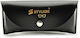 Leather Glasses Case Black Magnetic Stylion Stmg3