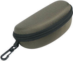 Glasses Case Zipper Pouch Carabiner Military Gr...