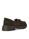 Women's Loafers in Green Colour