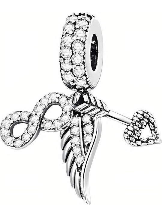 Pandora Hängende Charms Anhänger Flügel Pfeil Unendlichkeit Charms Trusky