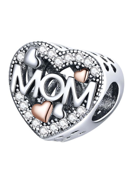 Pandora Hängende Charms Anhänger Herz Mama Mama Silber 925 Charms Trusky