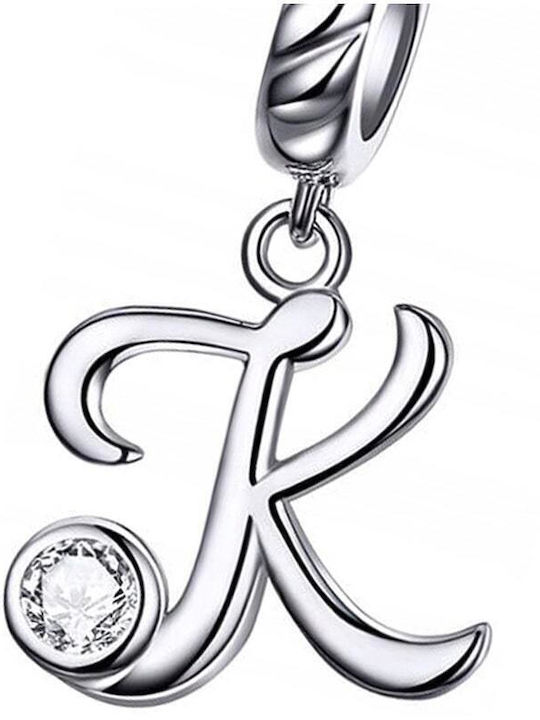 Pandora Висящи Талисмани Буква K Сребро S925