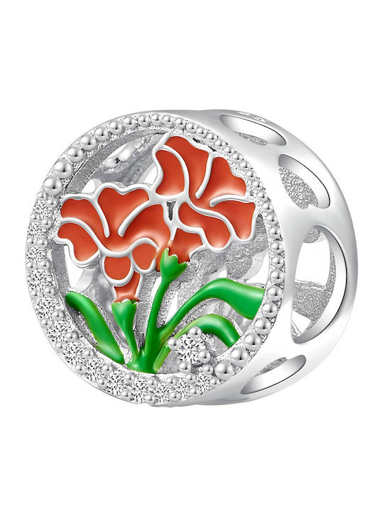Висящи Талисмани Pandora Карамфили Май Сребро 925 Charms Trusky