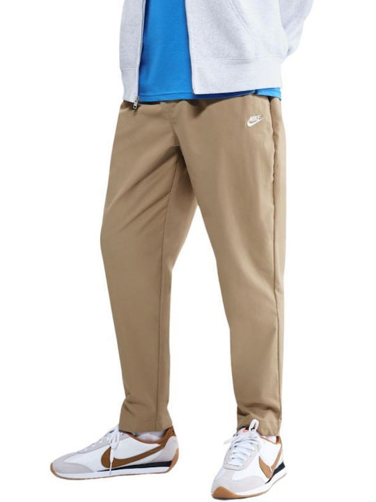 Nike Долнище на анцуг Бежово