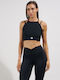 Women's Athletic Sports Bra Black 2756550001-Black