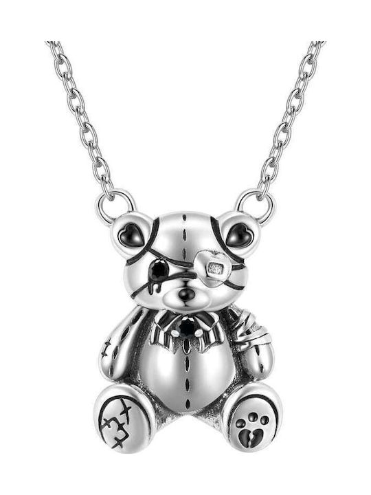Silber Teddy Bär Halskette Silberkette Halskette S925