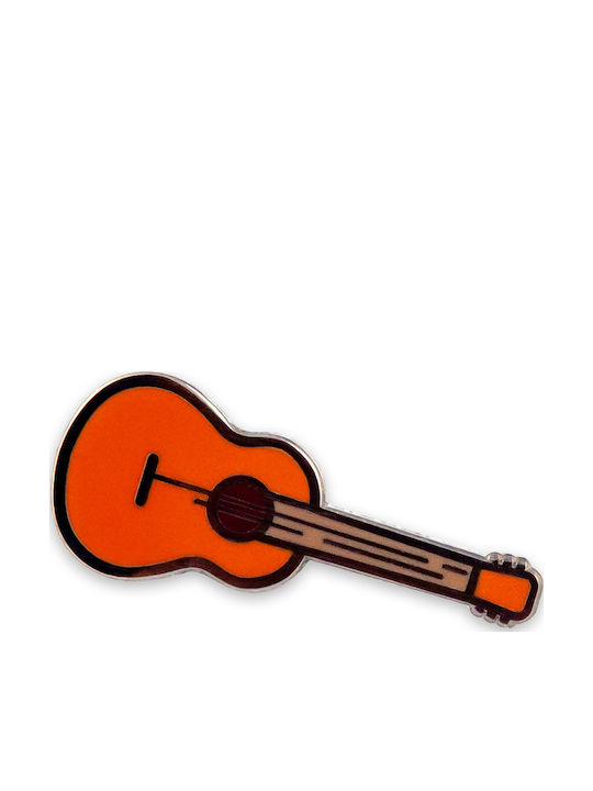 Pinets Acoustic Guitar Orange Pin