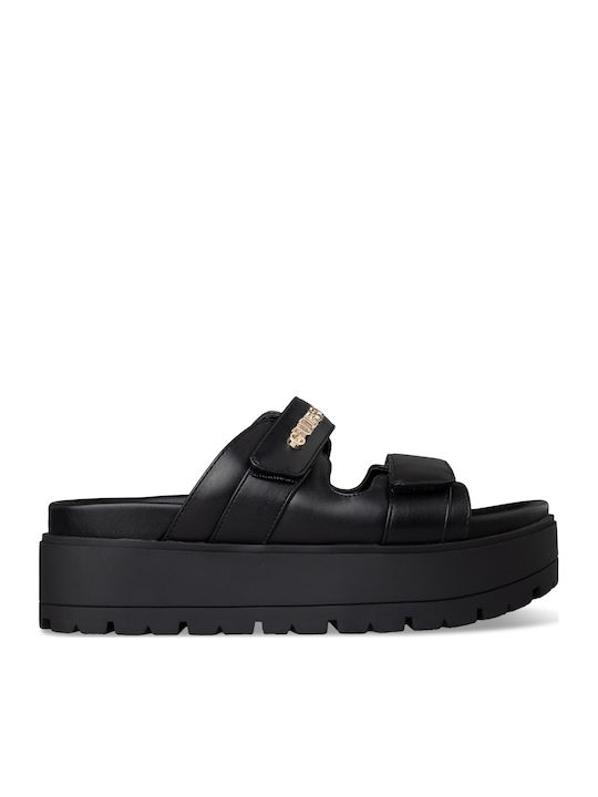 Sommer Damenplattformen Schwarze