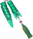 Roloi Komboloi Begleri with 9 Resin Beads Length 27cm Green