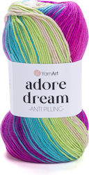 Yarnart Adore Dream 1063 Πολύχρωμο Νήμα Πλεξίμα...
