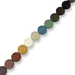 Natural Lava Round Multicolour Mix 13mm – Series 40cm