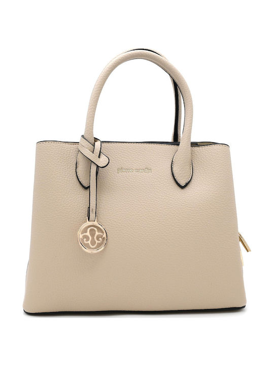 Damentasche Schulter Beige